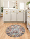 Heritage Elegance Collection Area Rug -  Topkapi Oval Vintage Green  lifestyle 146