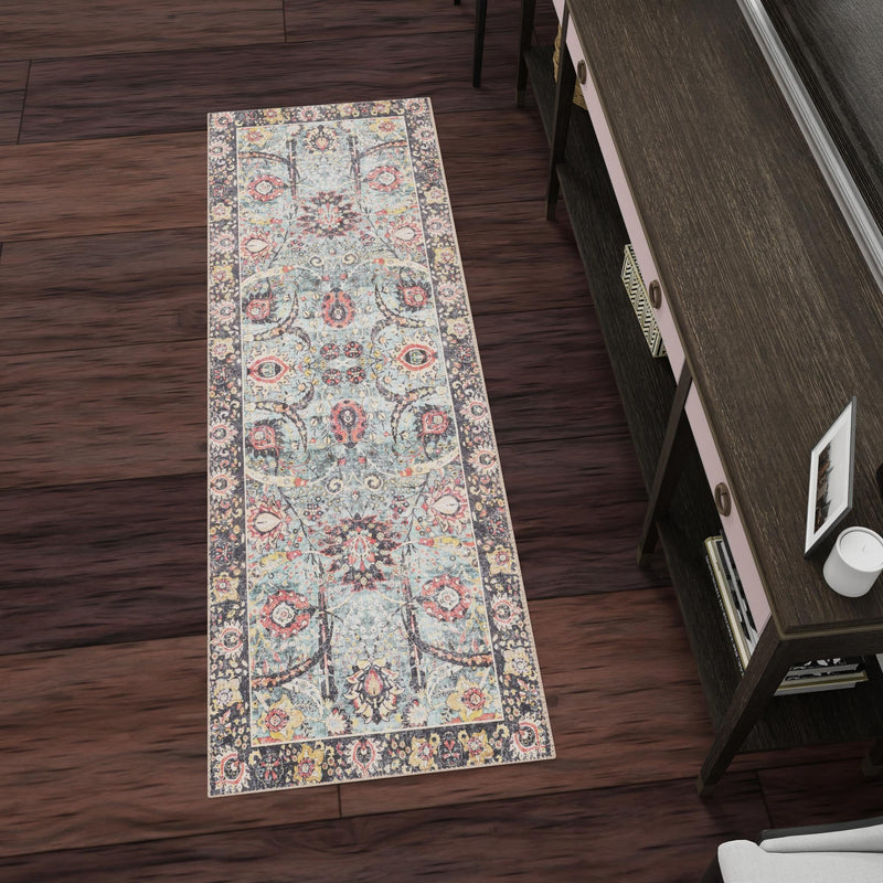 Heritage Elegance Collection Area Rug -  Topkapi Runner Vintage Green  lifestyle 177