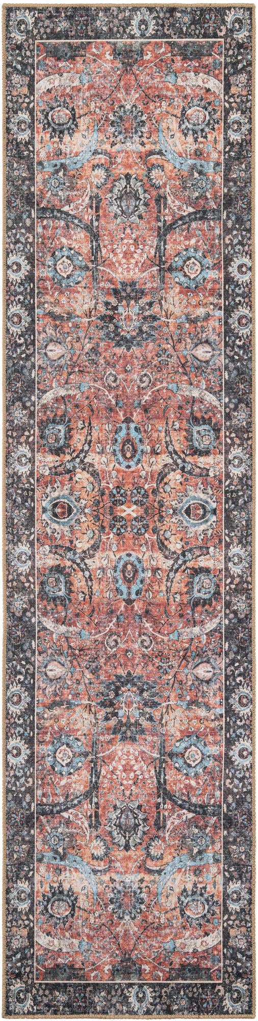 Heritage Elegance Collection Area Rug -  Topkapi Runner Vintage Rust Red  lifestyle 77