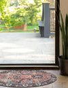 Heritage Elegance Collection Area Rug -  Topkapi Oval Vintage Rust Red  lifestyle 135