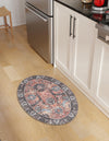 Heritage Elegance Collection Area Rug -  Topkapi Oval Vintage Rust Red  lifestyle 147