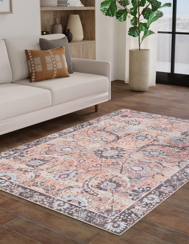Heritage Elegance Collection Area Rug -  Topkapi Rectangle Vintage Rust Red  lifestyle 12