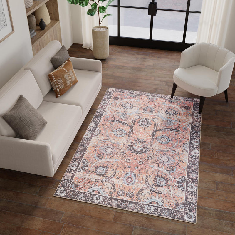 Heritage Elegance Collection Area Rug -  Topkapi Rectangle Vintage Rust Red  lifestyle 60