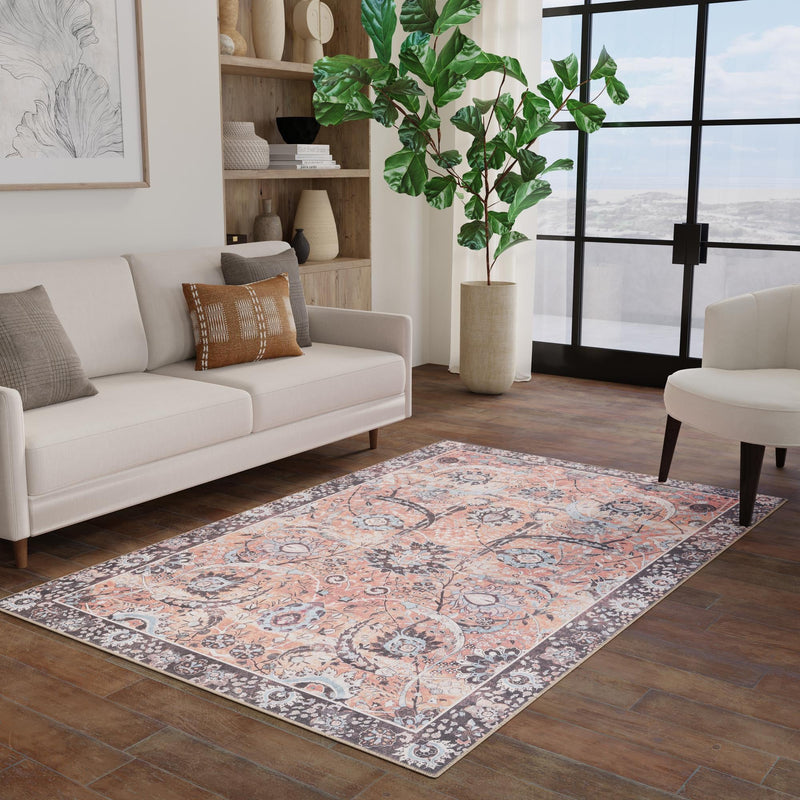 Heritage Elegance Collection Area Rug -  Topkapi Rectangle Vintage Rust Red  lifestyle 64