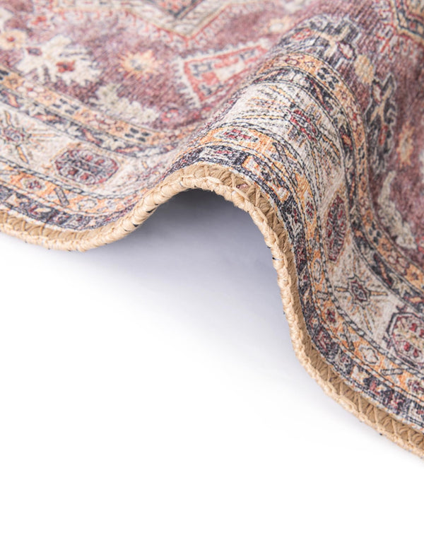 Heritage Elegance Collection Area Rug -  Neuschwanstein Rectangle Antique Rose Pink  lifestyle 37