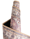 Heritage Elegance Collection Area Rug -  Neuschwanstein Rectangle Antique Rose Pink  lifestyle 41