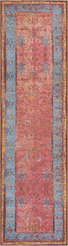 Patio Elegance Collection Area Rug -  Serenity Runner Vintage Salmon Coral  lifestyle 17
