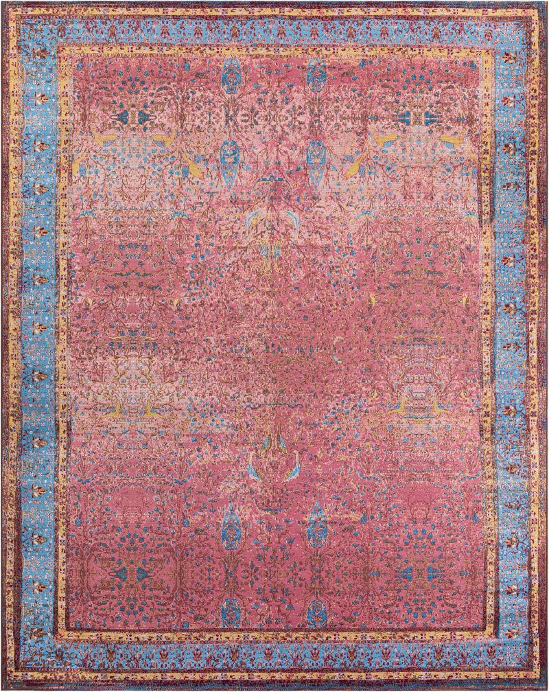Patio Elegance Collection Area Rug -  Serenity Rectangle Vintage Salmon Coral Main