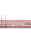 Patio Elegance Collection Area Rug -  Serenity Rectangle Vintage Salmon Coral  lifestyle 4