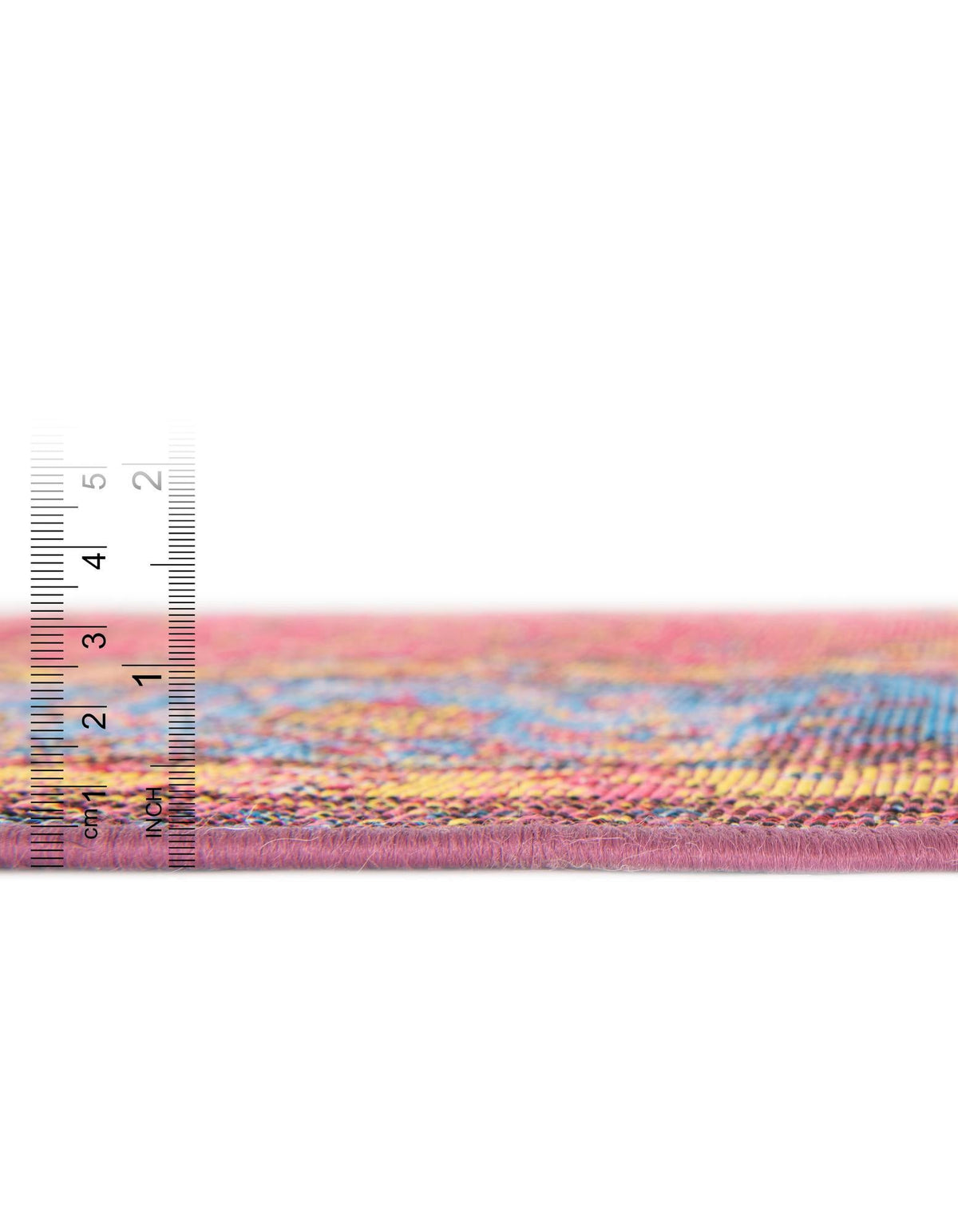 Patio Elegance Collection Area Rug -  Serenity Rectangle Vintage Salmon Coral  lifestyle 4