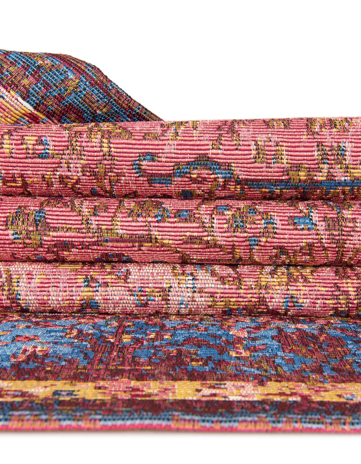 Patio Elegance Collection Area Rug -  Serenity Rectangle Vintage Salmon Coral  lifestyle 13