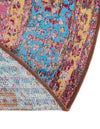 Patio Elegance Collection Area Rug -  Serenity Round Vintage Salmon Coral  lifestyle 46