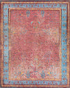 Patio Heritage Collection Area Rug -  Serenity Rectangle Vintage Salmon Coral  lifestyle 2