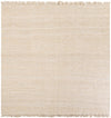 Coastal Weave Jute Collection Area Rug - Seashore Square Ivory  lifestyle 66