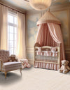 Coastal Weave Jute Collection Area Rug - Seashore Square Ivory  lifestyle 92