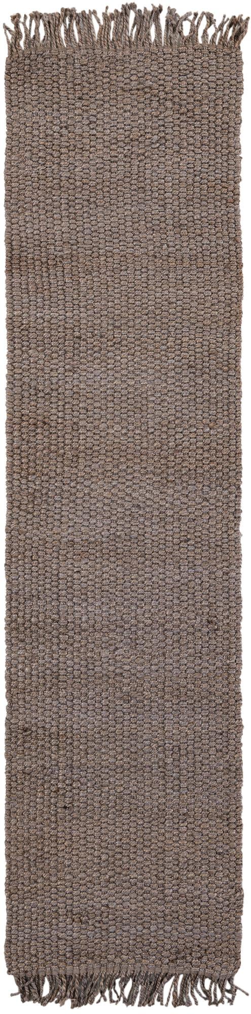 Coastal Weave Jute Collection Area Rug - Seashore Runner Gray  lifestyle 68