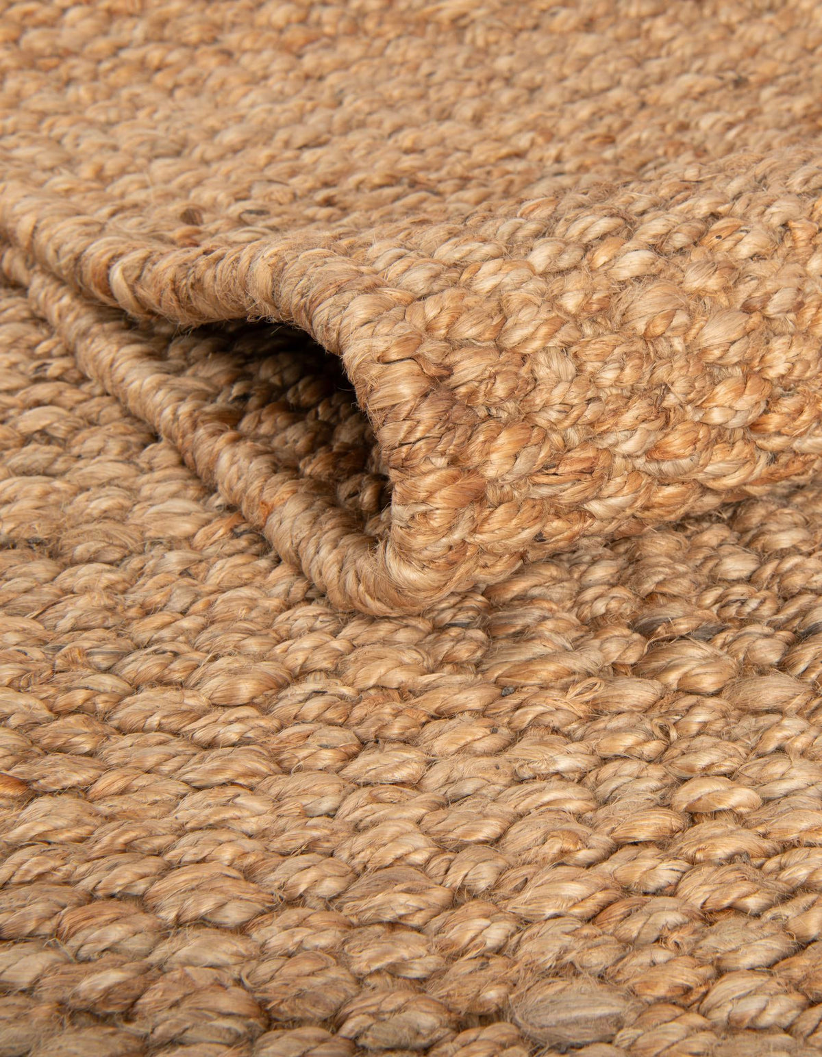 Coastal Weave Jute Collection Area Rug - Seashore Rectangle Natural  lifestyle 55