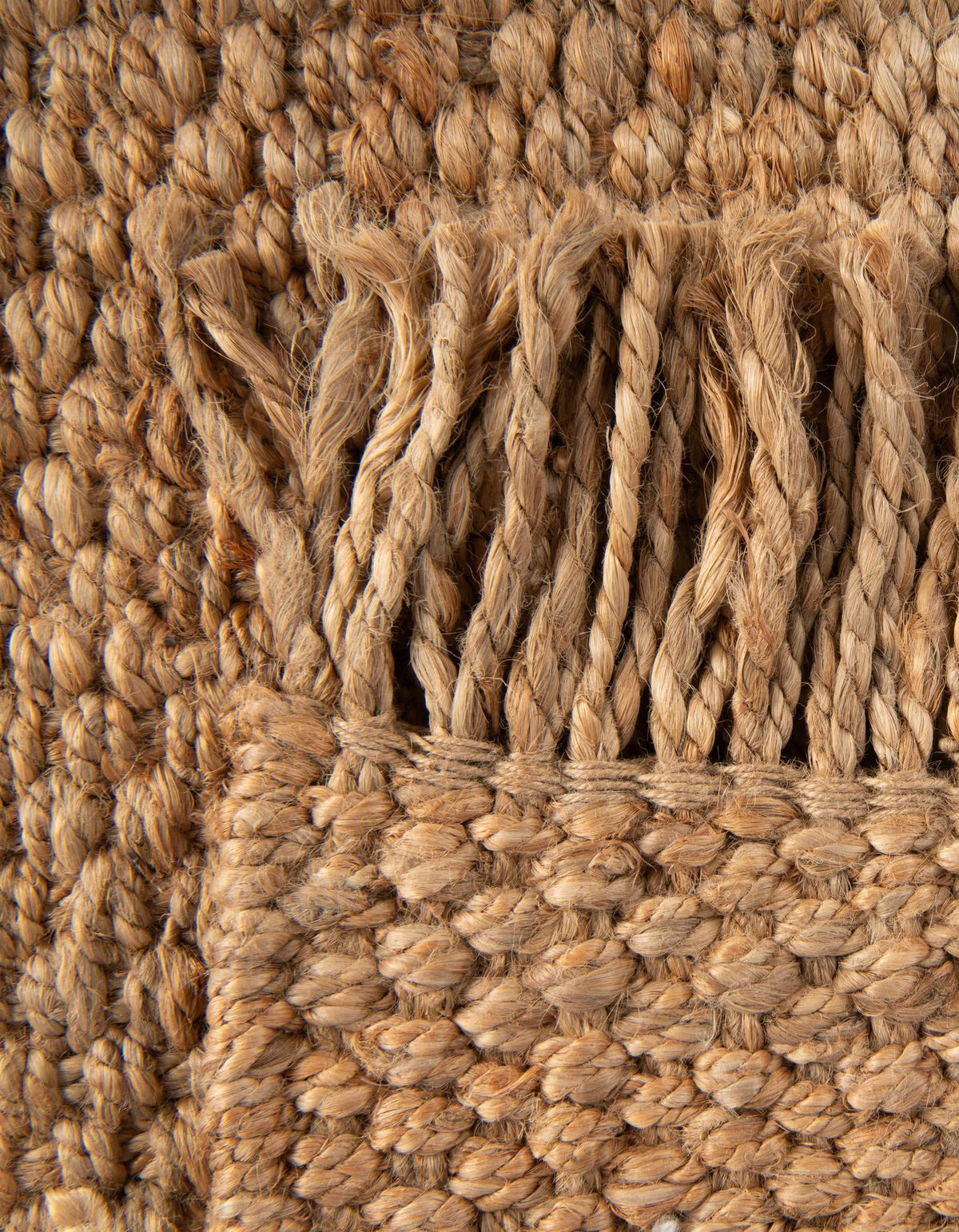 Coastal Weave Jute Collection Area Rug - Seashore Rectangle Natural  lifestyle 58