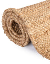 Coastal Weave Jute Collection Area Rug - Seashore Rectangle Natural  lifestyle 61