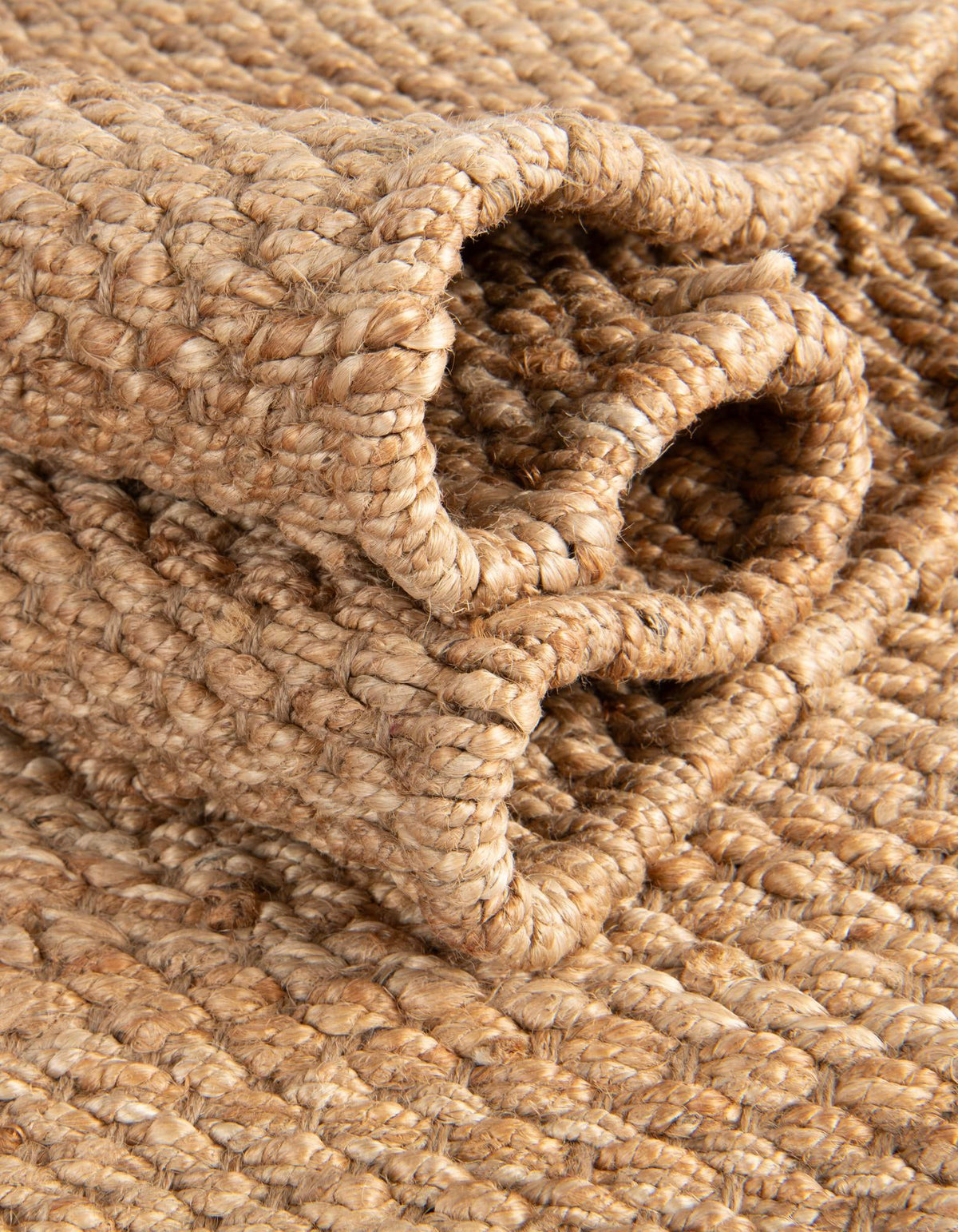 Coastal Weave Jute Collection Area Rug - Seashore Rectangle Natural  lifestyle 62