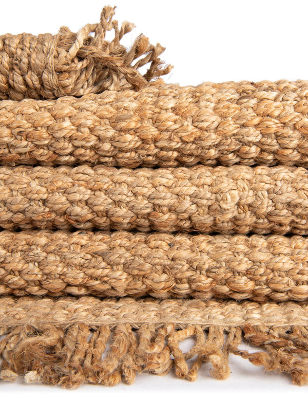 Coastal Weave Jute Collection Area Rug - Seashore Rectangle Natural  lifestyle 63