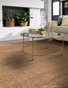 Coastal Weave Jute Collection Area Rug - Seashore Square Natural  lifestyle 99
