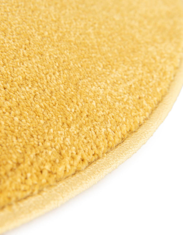Playful Patterns Collection Area Rug -  Zest Round Yellow  lifestyle 5