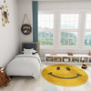 Playful Patterns Collection Area Rug -  Zest Round Yellow  lifestyle 10
