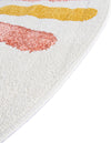 Playful Patterns Collection Area Rug -  Mirage Round Ivory  lifestyle 5