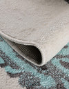 Playful Patterns Collection Area Rug -  Ombre Round Ivory  lifestyle 6