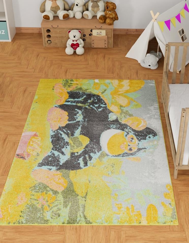 Playful Patterns Collection Area Rug -  Dynamo Rectangle Multi  lifestyle 2