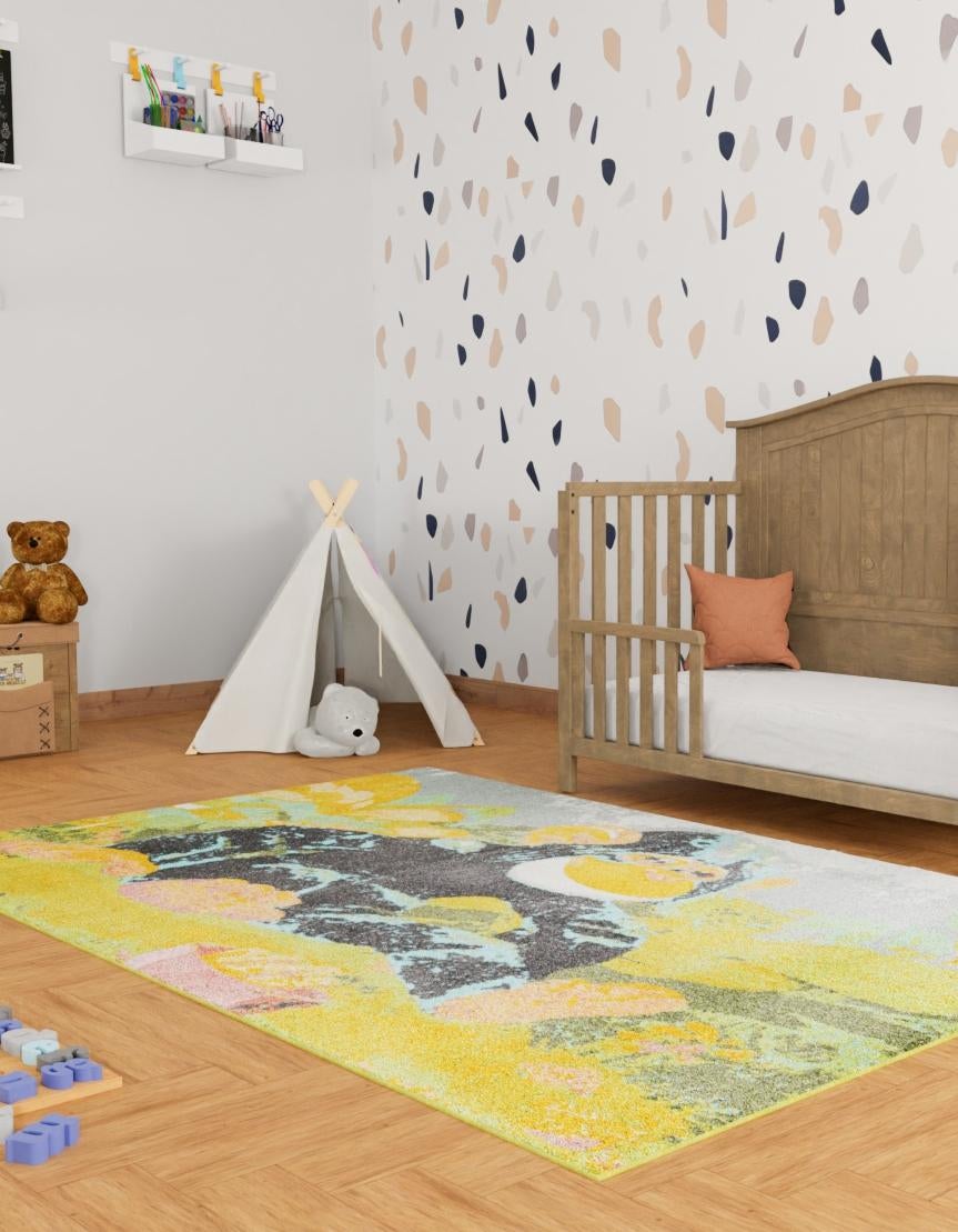 Playful Patterns Collection Area Rug -  Dynamo Rectangle Multi  lifestyle 3