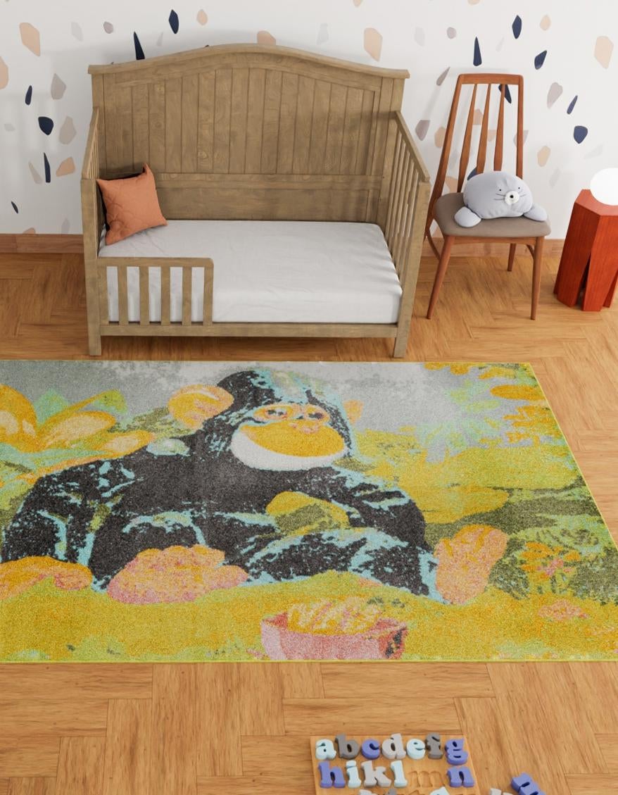 Playful Patterns Collection Area Rug -  Dynamo Rectangle Multi  lifestyle 4