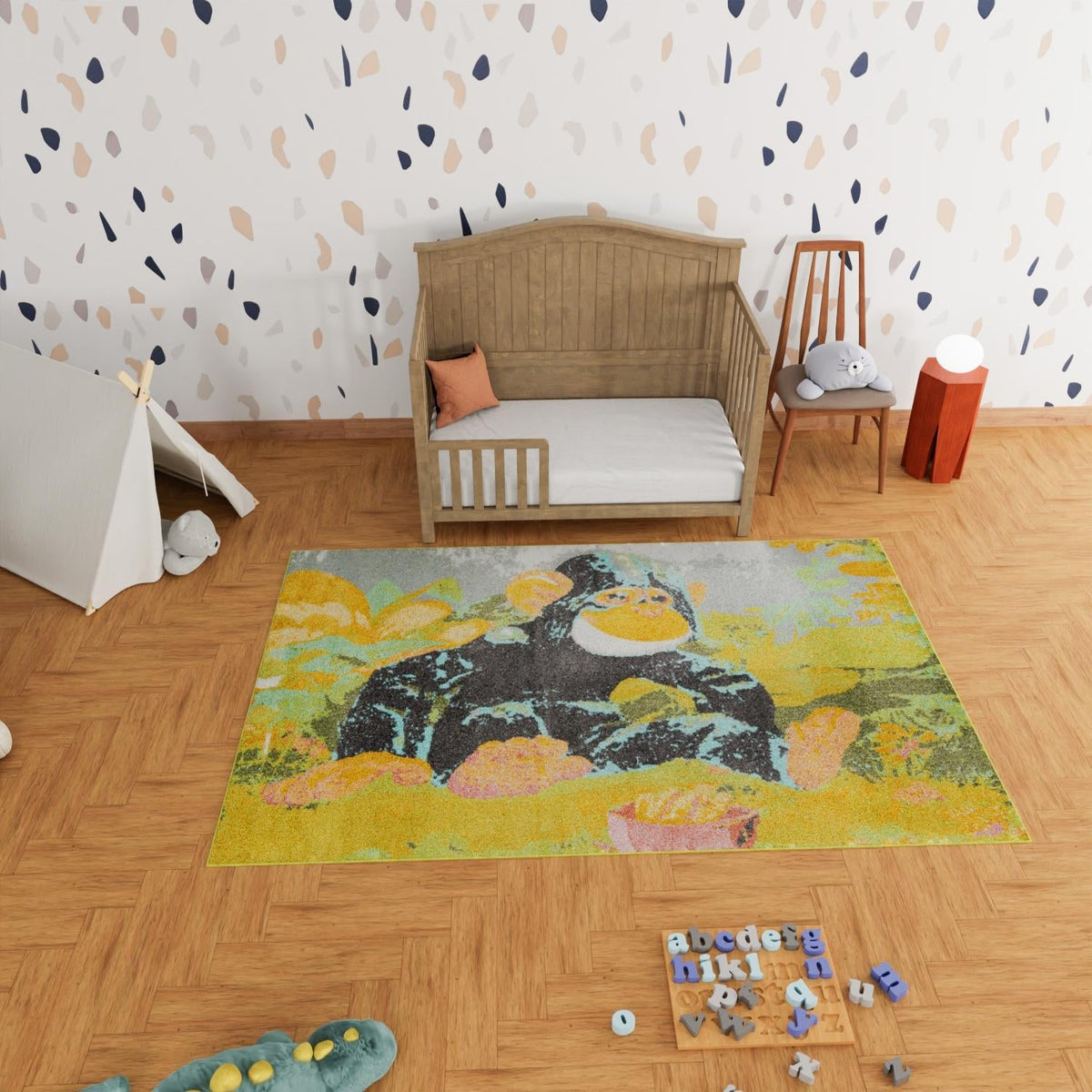 Playful Patterns Collection Area Rug -  Dynamo Rectangle Multi  lifestyle 18