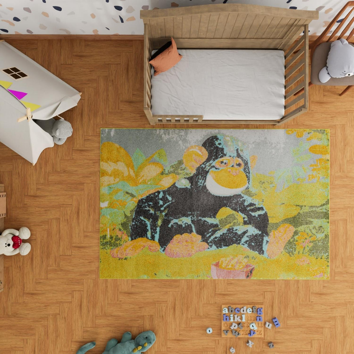 Playful Patterns Collection Area Rug -  Dynamo Rectangle Multi  lifestyle 19