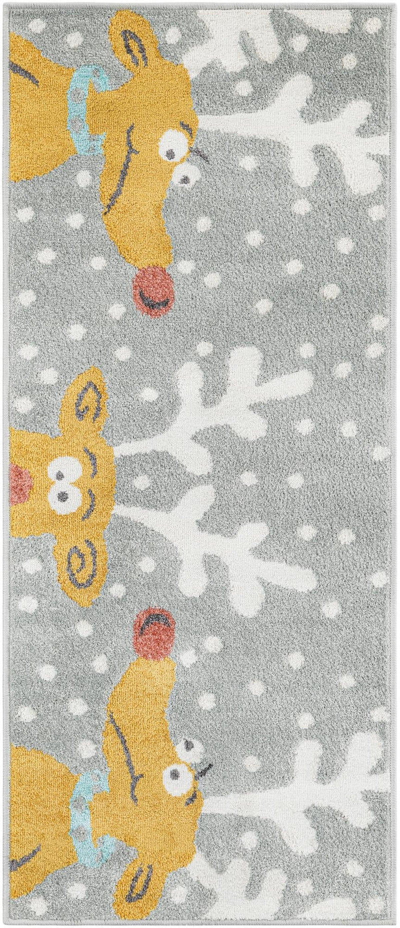 Playful Patterns Collection Area Rug -  Mystic Runner Gray  lifestyle 21
