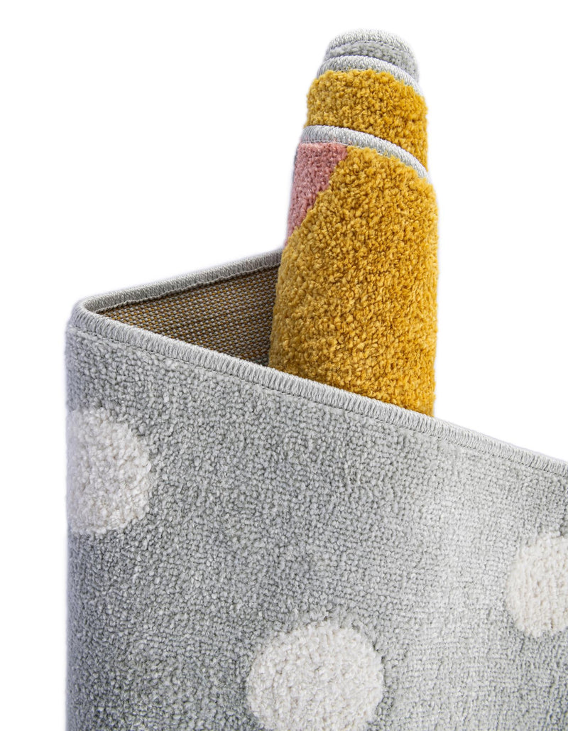 Playful Patterns Collection Area Rug -  Mystic Rectangle Gray  lifestyle 11