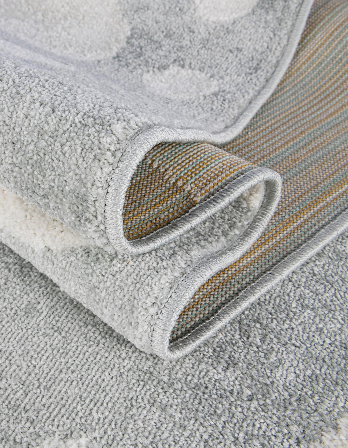Playful Patterns Collection Area Rug -  Mystic Rectangle Gray  lifestyle 13