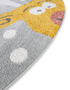 Playful Patterns Collection Area Rug -  Mystic Round Gray  lifestyle 32