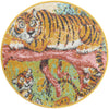 Playful Patterns Collection Area Rug -  Groove Round Multi  lifestyle 20