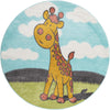 Wonder Tykes Collection Area Rug -  Frolic Round Blue  lifestyle 23