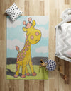Playful Patterns Collection Area Rug -  Frolic Rectangle Blue  lifestyle 5