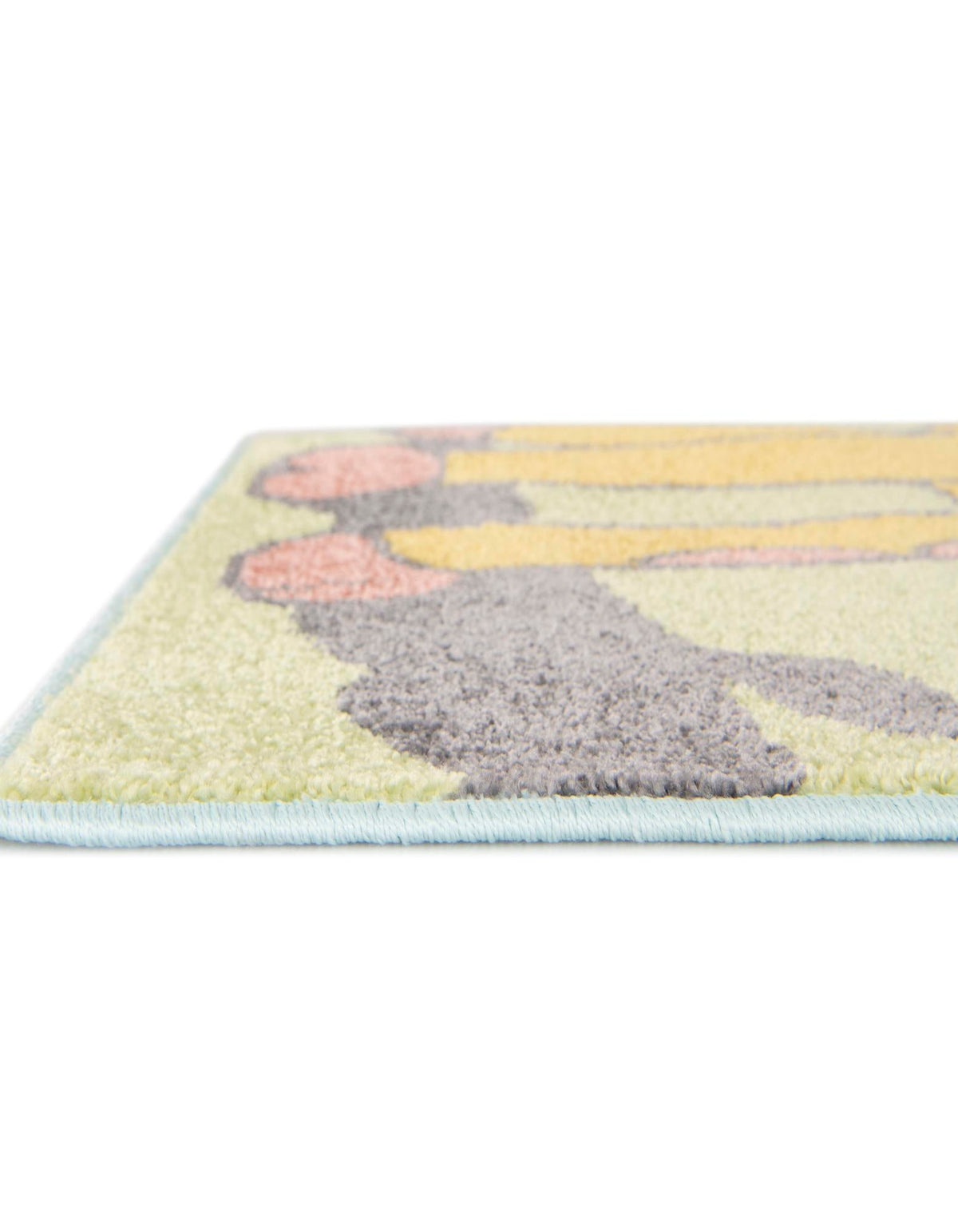 Playful Patterns Collection Area Rug -  Frolic Rectangle Blue  lifestyle 8