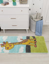 Playful Patterns Collection Area Rug -  Frolic Runner Blue  lifestyle 27