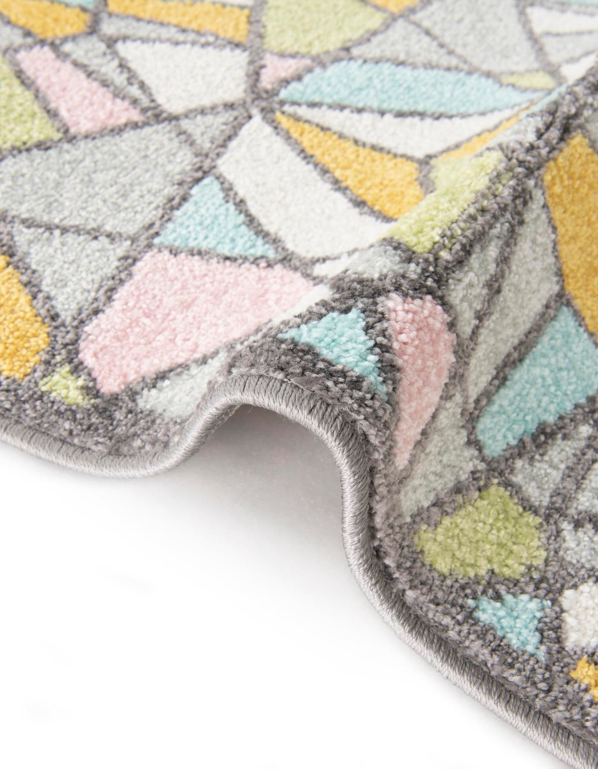 Playful Patterns Collection Area Rug -  Chromatic Rectangle Multi  lifestyle 10