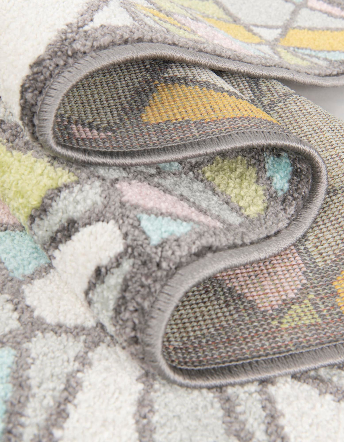 Playful Patterns Collection Area Rug -  Chromatic Rectangle Multi  lifestyle 13