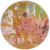 Playful Patterns Collection Area Rug -  Flutter Round Multi  lifestyle 22