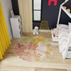 Playful Patterns Collection Area Rug -  Flutter Round Multi  lifestyle 50