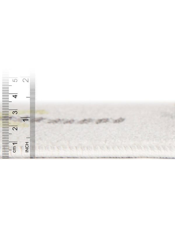 Playful Patterns Collection Area Rug -  Pastiche Rectangle Ivory  lifestyle 5