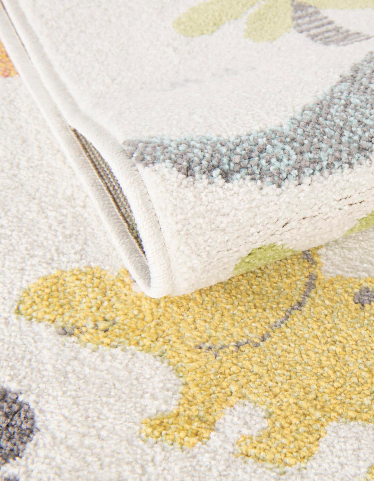 Playful Patterns Collection Area Rug -  Pastiche Rectangle Ivory  lifestyle 6